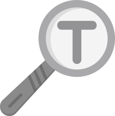 Metin Analiz simgesi vektör illüstrasyonu 