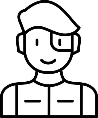 Süper kahraman ağ simgesi, vektör illüstrasyonu