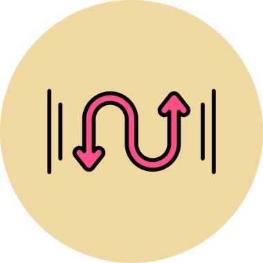 Basit oklar. Web simgesi illüstrasyonu