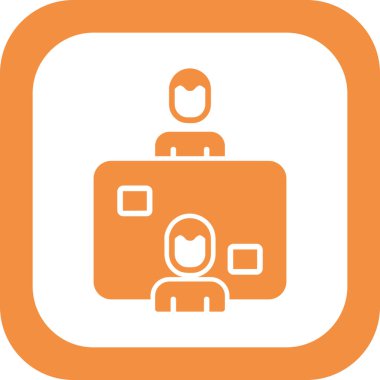 Tartışmalı simge vektör çizimi tasarımı