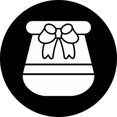 Kurdele yayı. Web simgesi basit tasarım