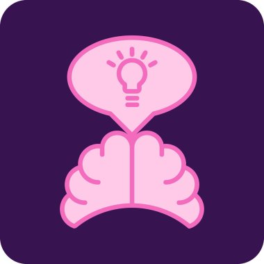  fikir web simgesi, vektör çizim