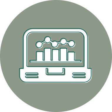 vector illustration of Analysis modern icon