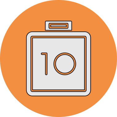 ağırlık web simgesi vektör illüstrasyonu