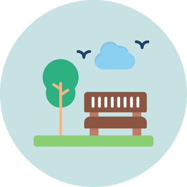 Kürsü simgesinin basit çizgisi