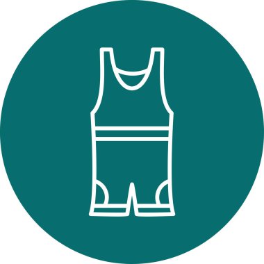 giysi simgesi basit illüstrasyon