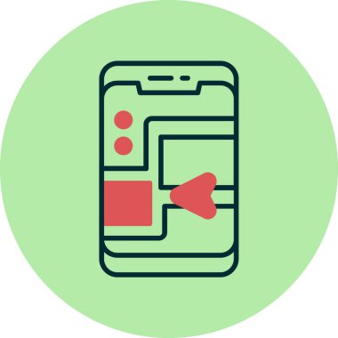 Basit Web Gezgin simgesi vektörü