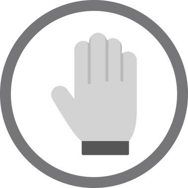 Dur tabelası. Web simgesi basit illüstrasyon