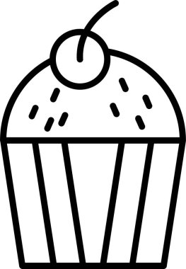 Gıda Web ikonu vektör illüstrasyonu