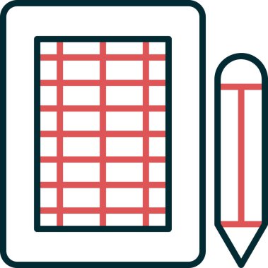 Özet geç. Web simgesi basit illüstrasyon