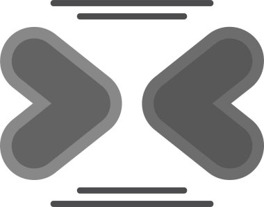 Basit oklar. Web simgesi illüstrasyonu