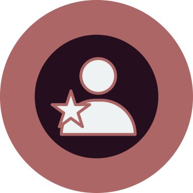 Popüler. Web simgesi basit illüstrasyon