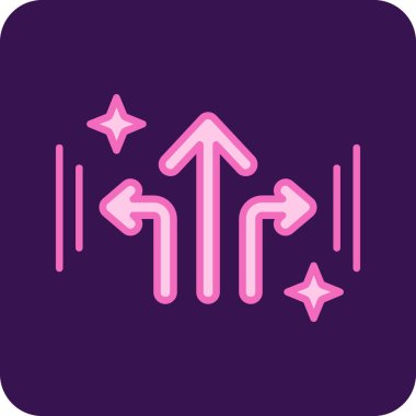 Basit oklar. Web simgesi illüstrasyonu