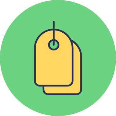 Fiyat etiketi vektör illüstrasyonu 