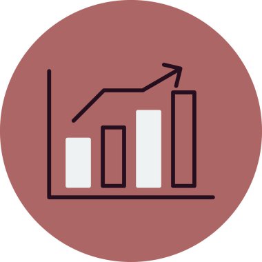 Modern Kızışma simgesinin vektör illüstrasyonu