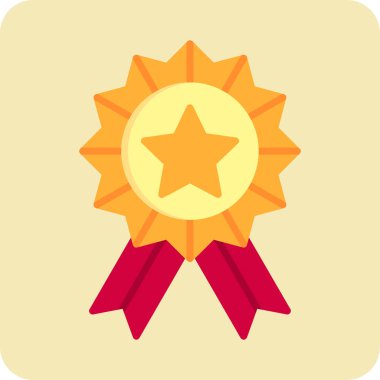 Başarı simgesi, vektör illüstrasyonu