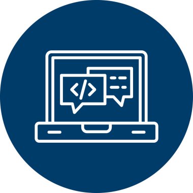 dizüstü bilgisayar simgesi, vektör illüstrasyonu basit tasarım