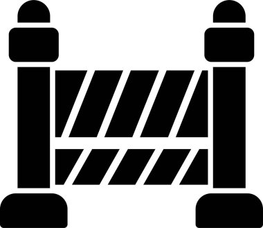 trafik işareti simge vektör çizim 