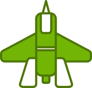 Uçak. Web simgesi basit illüstrasyon