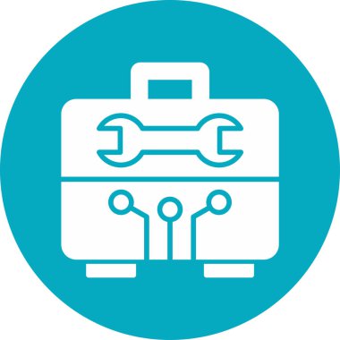 Alet çantası. Web simgesi basit tasarım 