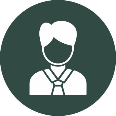 Yönetici vektör simgesi modern basit illüstrasyon