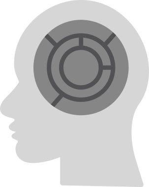 Labirent. Web simgesi basit illüstrasyon