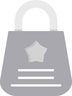 alışveriş çantası web simgesi, vektör çizim