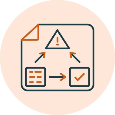 Planlama. Web simgesi basit tasarım 