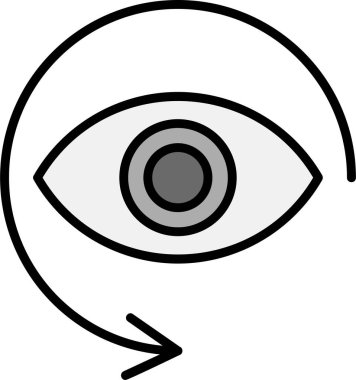 Deja Vu. Web simgesi basit tasarım