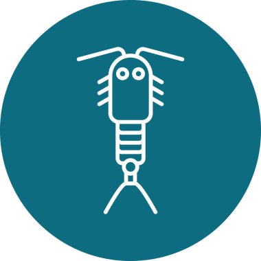 Plankton web simgesinin vektör çizimi       