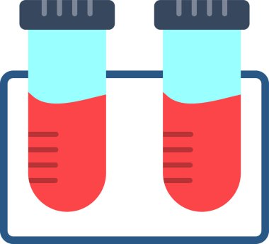 lab test tüpleri ikon vektör illüstrasyonuName