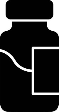 Soyut arkaplanda kavanoz simgesi izole edildi