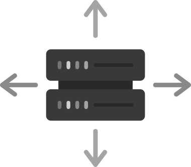 Kullanıcı verilerini soyut bir biçimde temsil eden modern vektör illüstrasyonu.