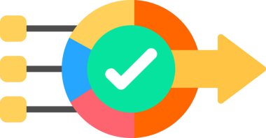 Dava edilebilir. Web simgesi basit illüstrasyon