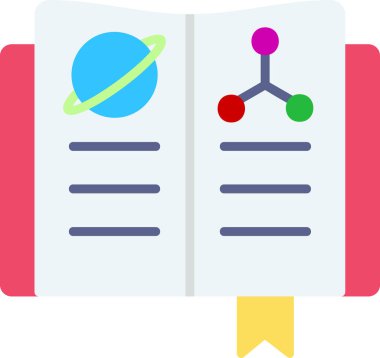 Astronomi ikonu vektör illüstrasyonuName