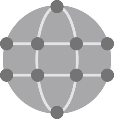 Basit bir Global simgesi. vektör tasarımı