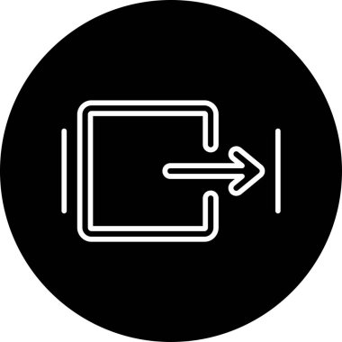 Basit oklar. Web simgesi illüstrasyonu