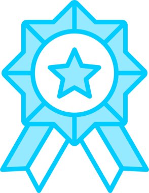 Rozet simge vektör çizim