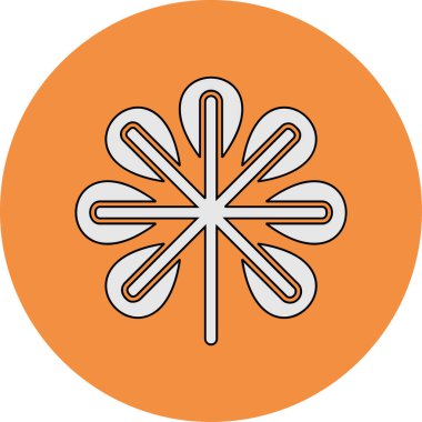 bitki çiçeği web simgesi basit vektör 