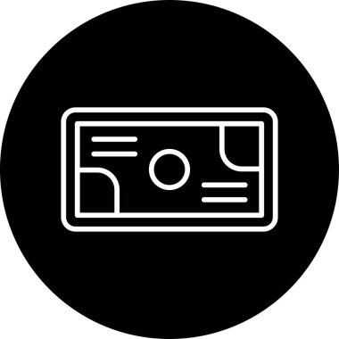 reklam panosu simgesi, vektör illüstrasyonu basit tasarım