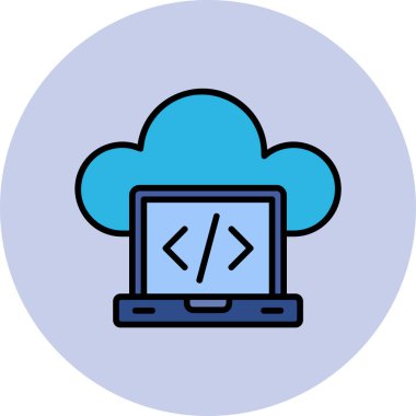 veri bulut hesaplama. Web simgesi