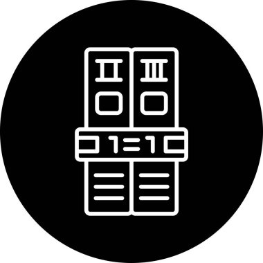 Kitaplar. Web simgesi basit illüstrasyon