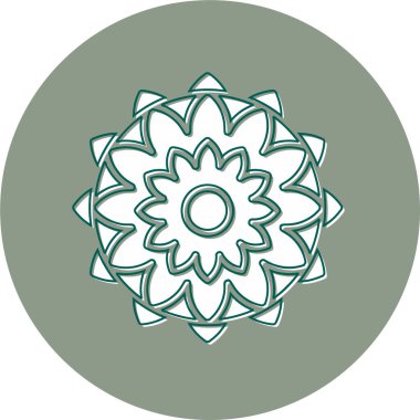 mandala tasarımı, web basit illüstrasyonu