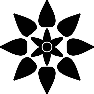 bitki çiçeği web simgesi basit vektör 