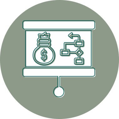 Planlama. Web simgesi basit tasarım 