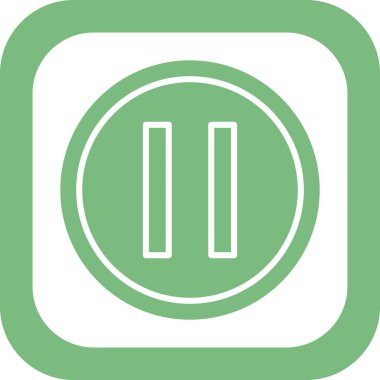 Paralel ağ simgesi, vektör illüstrasyonu