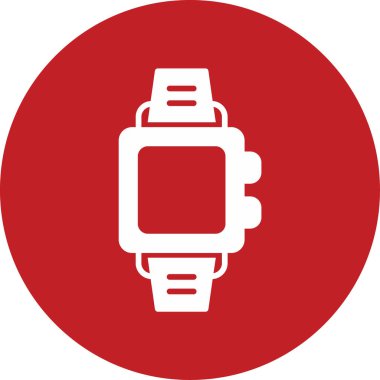 akıllı saat simgesi, vektör illüstrasyonu basit tasarım