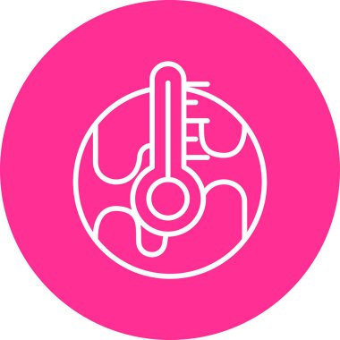 Basit bir Global simgesi. vektör tasarımı