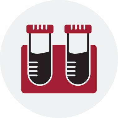 lab test tüpleri ikon vektör illüstrasyonuName