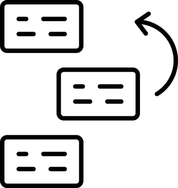 Basamaklar. Web simgesi basit illüstrasyon